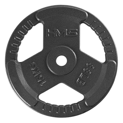 Litinový kotouč 15 Kg s ergonomickými úchyty