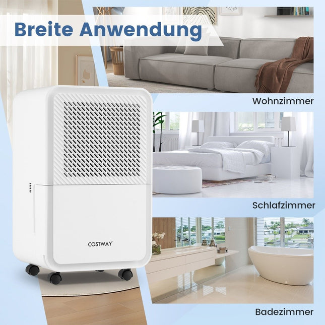 15L Haushaltsluftentfeuchter – 4 Modi, 24-Stunden-Timer, Leiser Betrieb