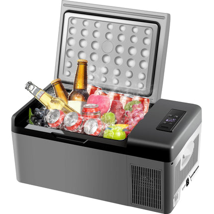 15L Portable Car Fridge Freezer, Dual Zone, 12/24V