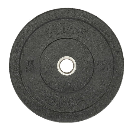 15 kg schwarze Olympische Bumper Plate