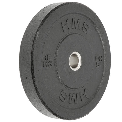 15 kg schwarze Olympische Bumper Plate