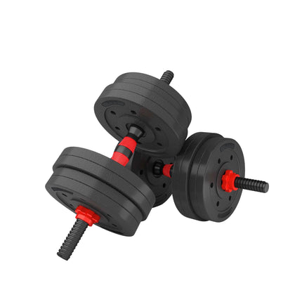 15 kg Hantel- & Kurzhantelset aus Kompositmaterial