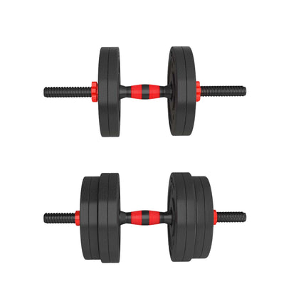 15 kg Hantel- & Kurzhantelset aus Kompositmaterial