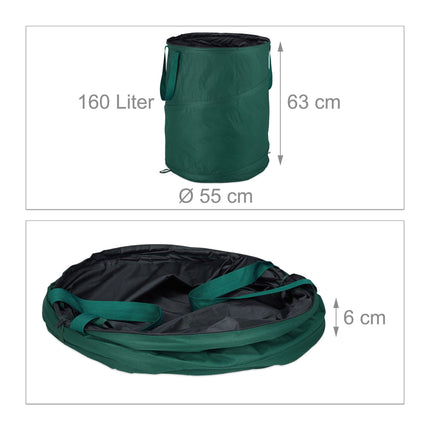 160 l pop-up leaf bags in sets of 3