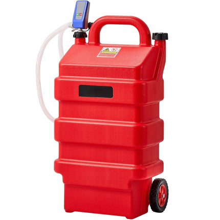 16 Gallon Fuel Caddy – Portable 12V Pump, 4 ft Hose