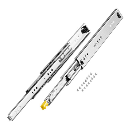 16 in Full Extension Locking Drawer Slides, 250 lb