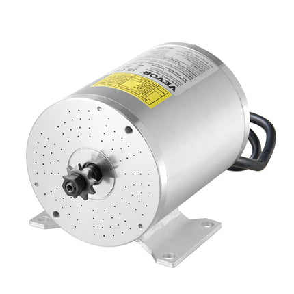 1800W 48V Brushless DC Motor Kit, Controller, Foot Pedal