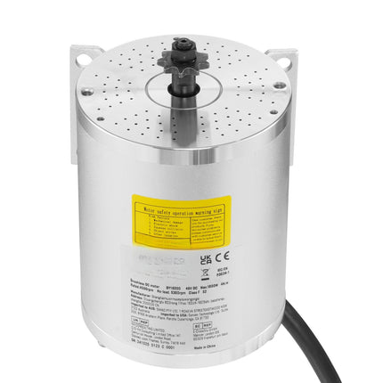 1800W Brushless DC Motor Kit, 48V Controller, Throttle