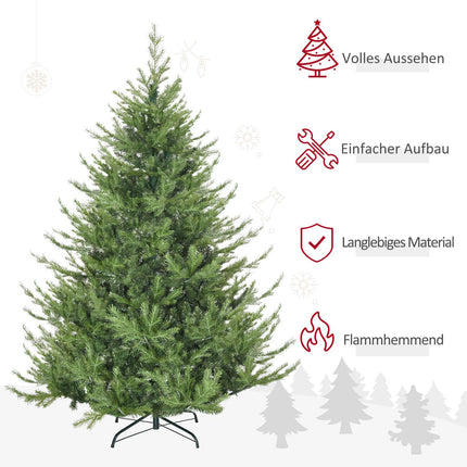 180 cm naturgetreue künstliche Fichte, dichte 1942 Spitzen