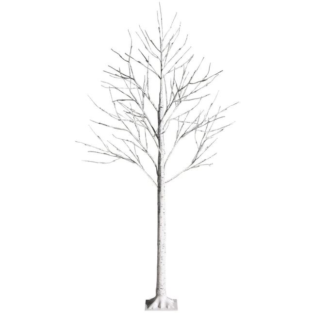 Umělá bříza 180 cm s 96 LED světly