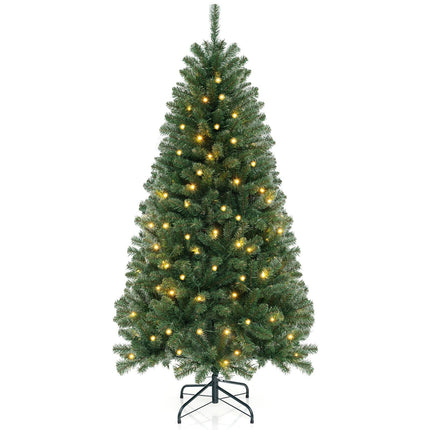 180cm künstlicher Weihnachtsbaum, 200 LEDs, 568 Zweigspitzen