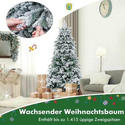 180 cm Artificial Christmas Tree with 260 Warm White LEDs
