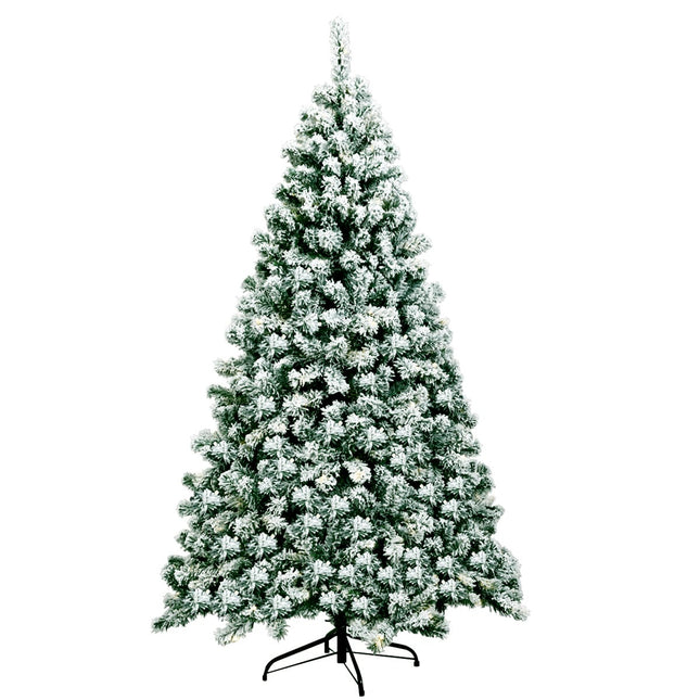 180 cm großer künstlicher Weihnachtsbaum mit LED-Beleuchtung