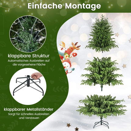 180 cm Artificial Christmas Tree with LED Lights