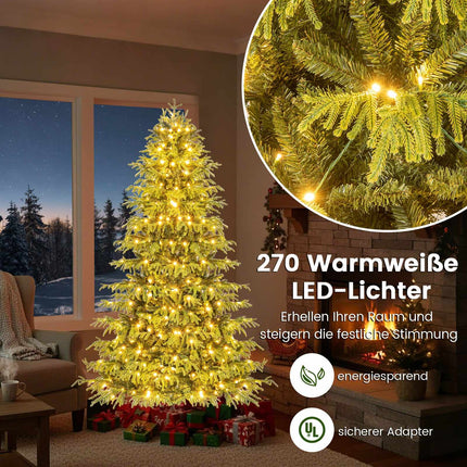 180 cm Artificial Christmas Tree with LED Lights