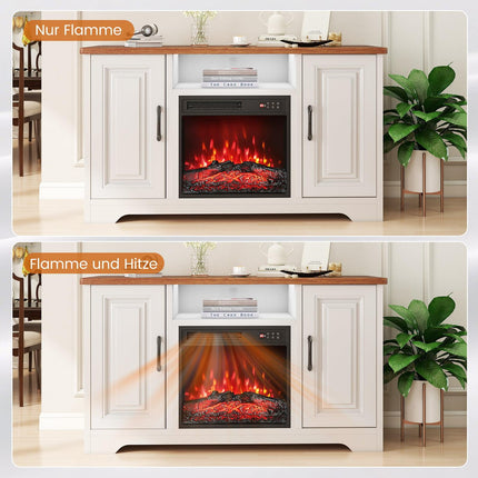 Elektrická krbová vložka 18", 750W/1500W, dálkové ovládání