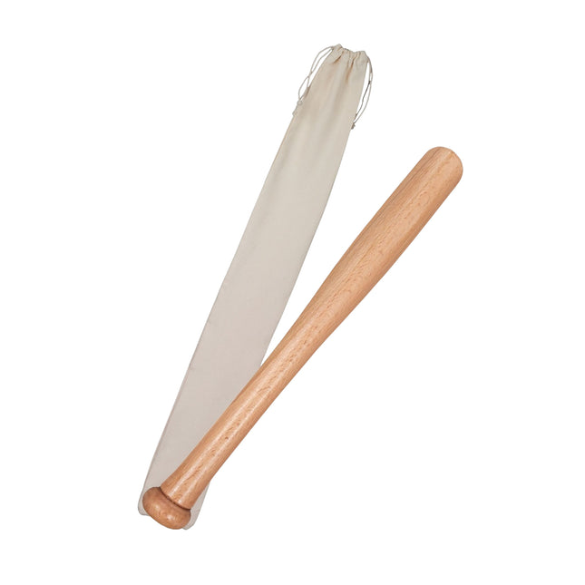 Baseballschläger aus Holz, 18 Zoll, mit Jutetasche
