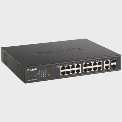 Chytrý gigabitový switch s 18 porty a PoE, rozpočet 130W