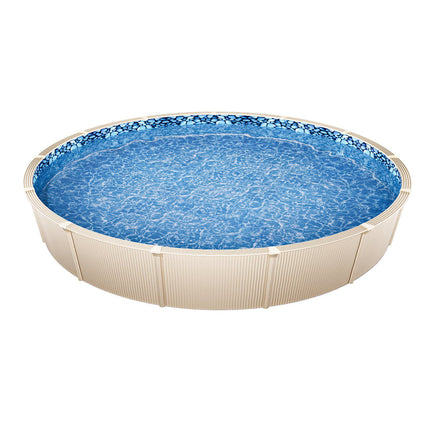 18ft Round Above-Ground Pool Liner, Overlap Vinyl, 54in