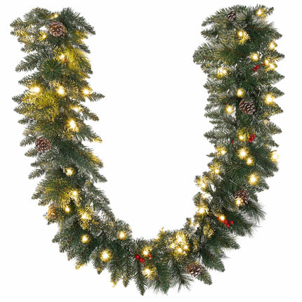 1,8 m künstliche Weihnachtsdekoration mit LED-Lichtern