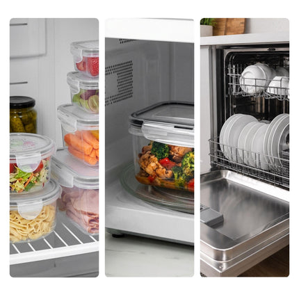 19-Piece Airtight Plastic Food Storage Container Set