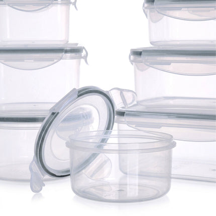 19-Piece Airtight Plastic Food Storage Container Set