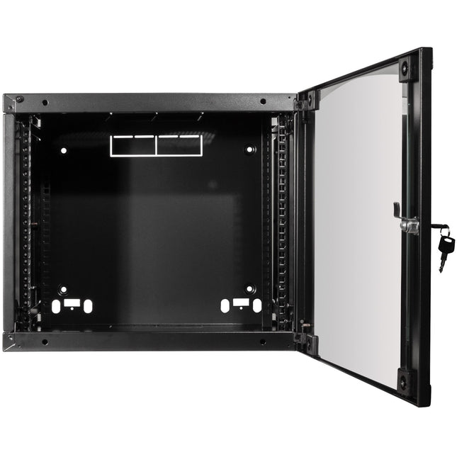 Nástěnný serverový rozvaděč 19" U12 540 x 450 x 595 mm, nesmontovaný, černý