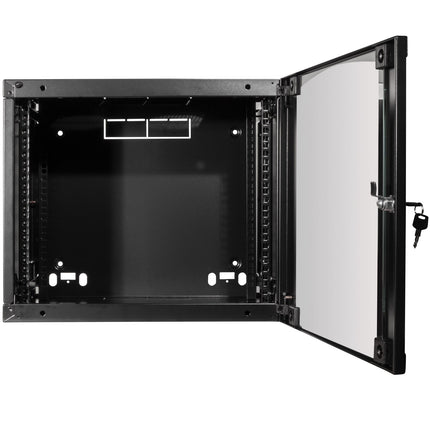 Nástěnný serverový rozvaděč 19" U6 540 x 450 x 330 mm, nesmontovaný, černý