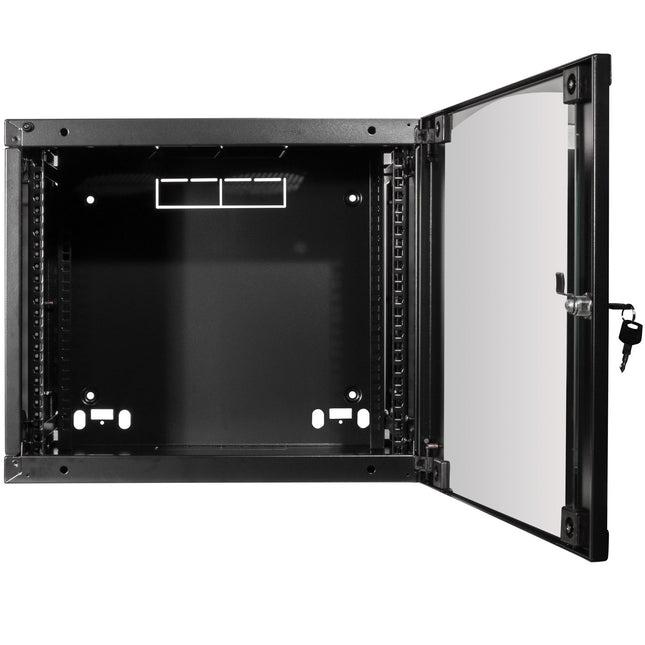 Nástěnný serverový rozvaděč 19" U6 540 x 450 x 330 mm, nesmontovaný, černý