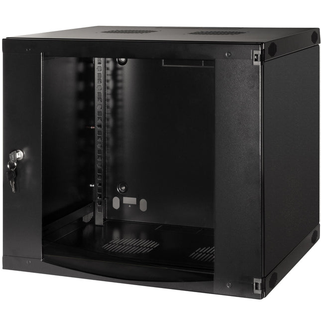 Nástěnný serverový rozvaděč 19" U9 540 x 450 x 460 mm, nesmontovaný, černý