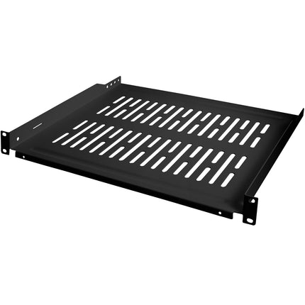 19" shelf 1U 440 x 350 mm max 10 kg Black