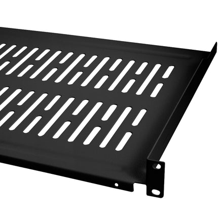19" shelf 1U 440 x 350 mm max 10 kg Black