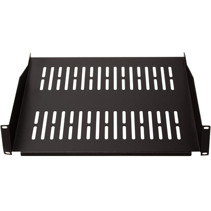 19" shelf 2U 440 x 406 mm max 25 kg Black