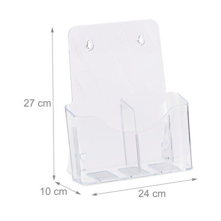 1 pc. Brochure holder DIN A4
