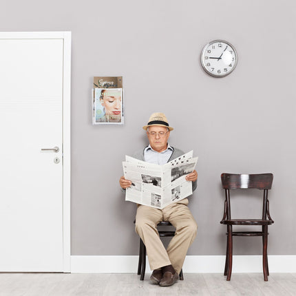 1 porte-prospectus DIN A4 à 2 niveaux