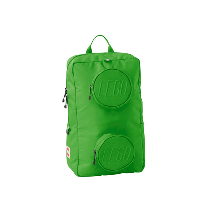 1x2 LEGO Brick Backpack, Bright Green Color