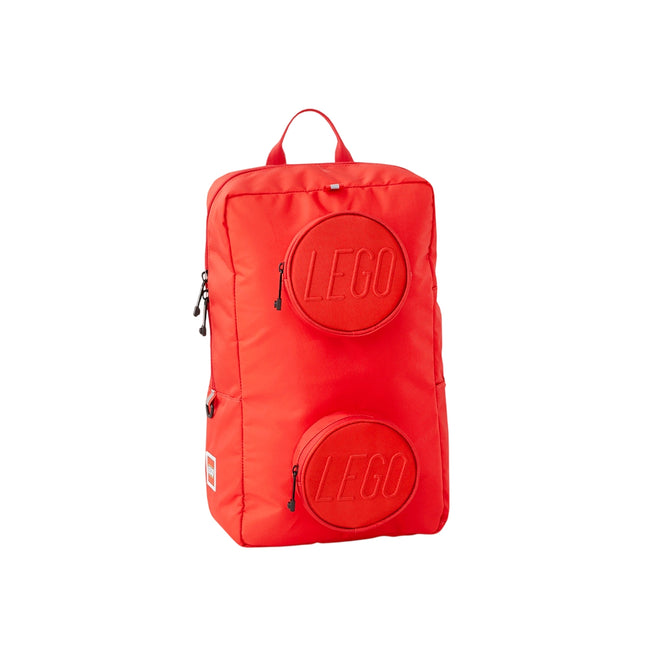 1x2 LEGO Stein Rucksack, leuchtend rot