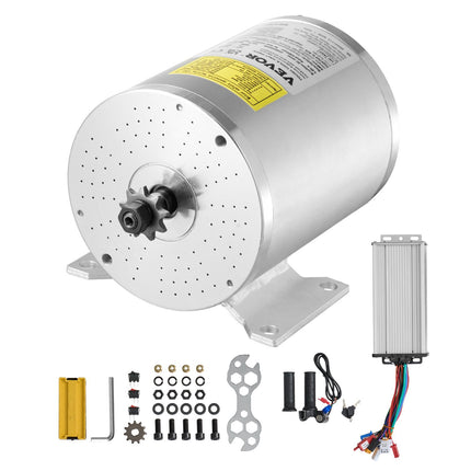 2000W 48V Brushless DC Motor Kit, Controller, Throttle