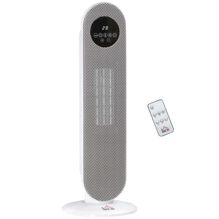 2000W Ceramic Heater with Remote, Oscillation, Timer