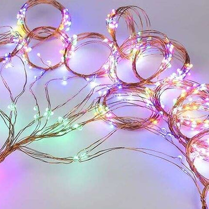 200 LED světel – andělské vlasy – vícebarevné 12V
