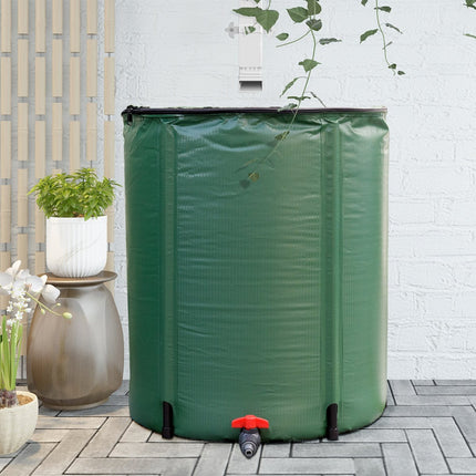 Baril de pluie pliable de 200 L, réservoir d'eau de pluie pliable pour la collecte des eaux de pluie