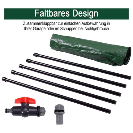 Baril de pluie pliable de 200 L, réservoir d'eau de pluie pliable pour la collecte des eaux de pluie