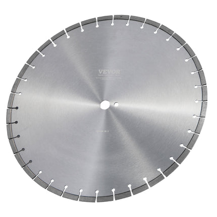20-Inch Diamond Saw Blade, Wet Dry, 1-Inch Arbor