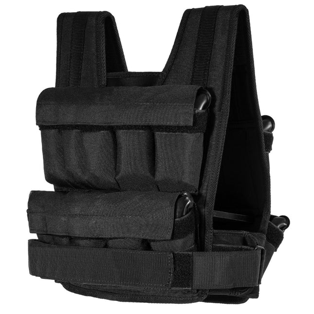 20 Kg Weighted Vest With Removable Weights, Black