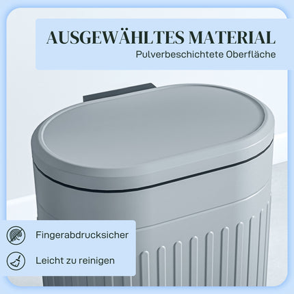 20-Liter-Metalltreteimer, Soft-Close, herausnehmbarer Inneneimer