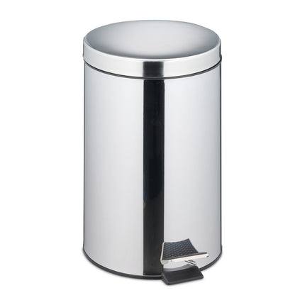 20L Edelstahl-Treteimer mit Deckel