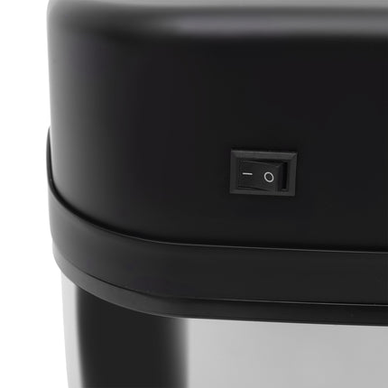 20L Stainless Steel Sensor Trash Can – Infrared, Battery-Operated