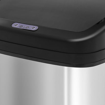 20L Stainless Steel Sensor Trash Can – Infrared, Battery-Operated