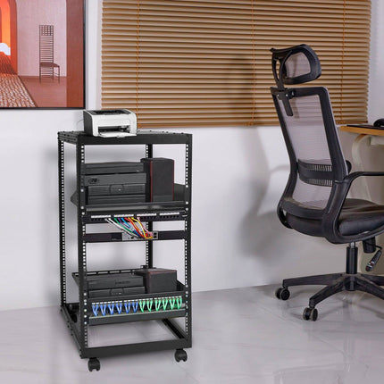 20U Open Frame Server Rack, 4-Post, 23–40 In Depth