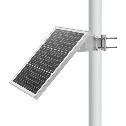 20W 12V Solar Battery Charger with Controller, Pole Mount
